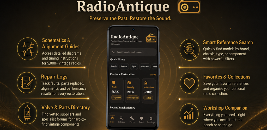 RadioAntique app preview